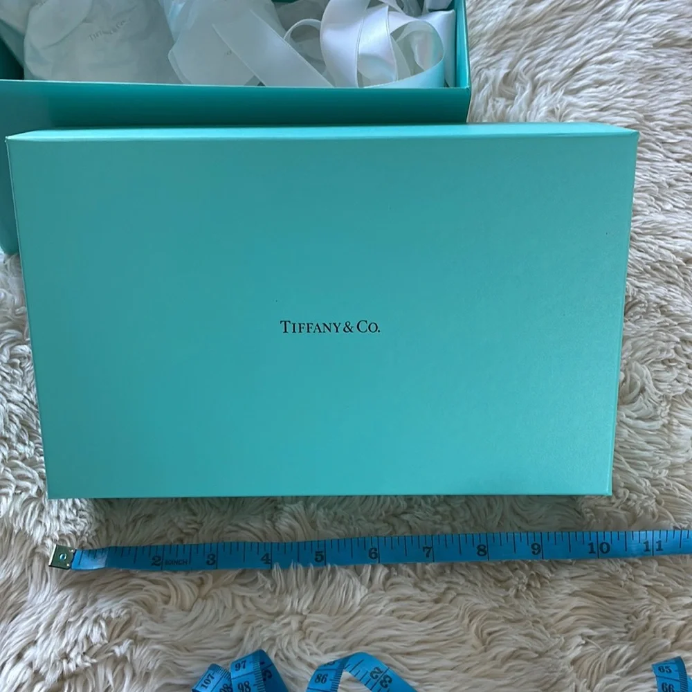 Tiffany & Co Blue Gift Box Tissue Paper and Ribbon